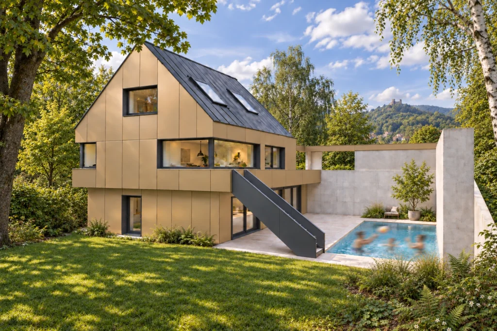 Einfamilienhaus mit Pool, Königstein – Ansicht 2