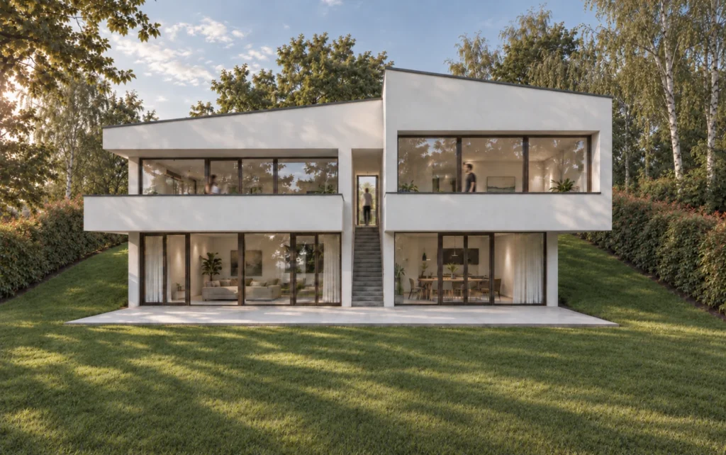 Einfamilienhaus, Glashütten-Schloßborn – Gartenansicht