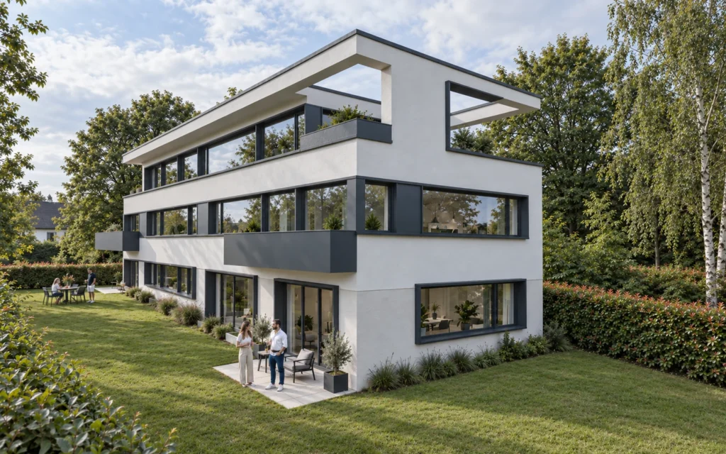 Fünffamilienhaus, Frankfurt-Sindlingen – Architekturansicht