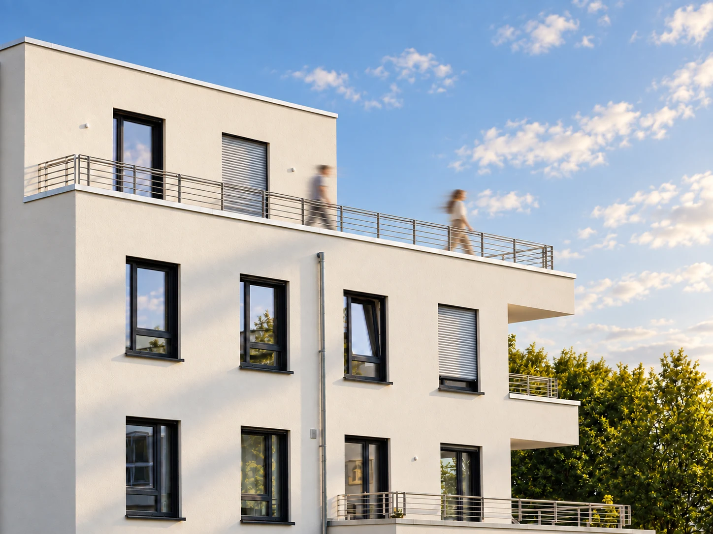 Fünf Mehrfamilienhäuser in Wiesbaden – Architekturprojekt von archbase