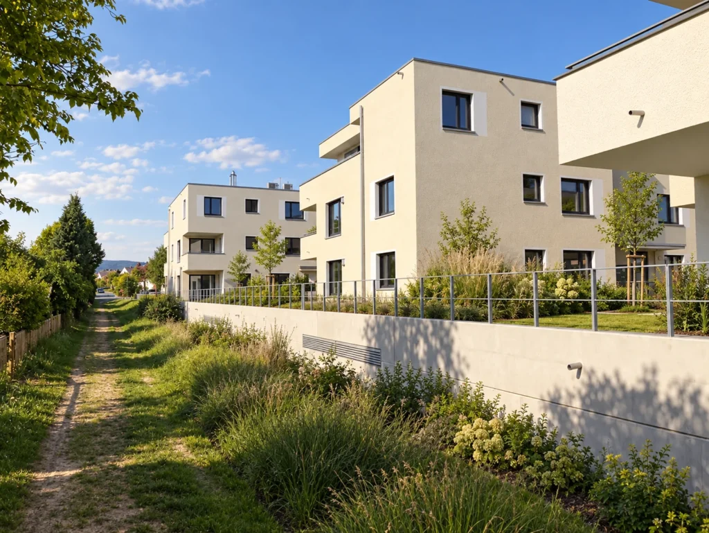 40 Wohneinheiten mit Tiefgarage, Wehrheim – Ansicht 1