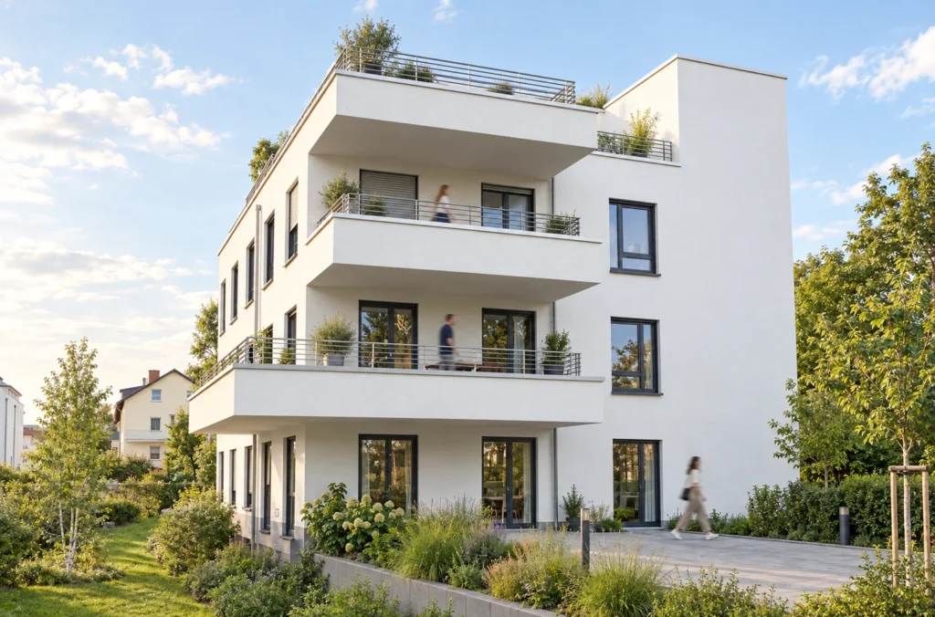 Fünf Mehrfamilienhäuser, Wiesbaden – Projektansicht 1