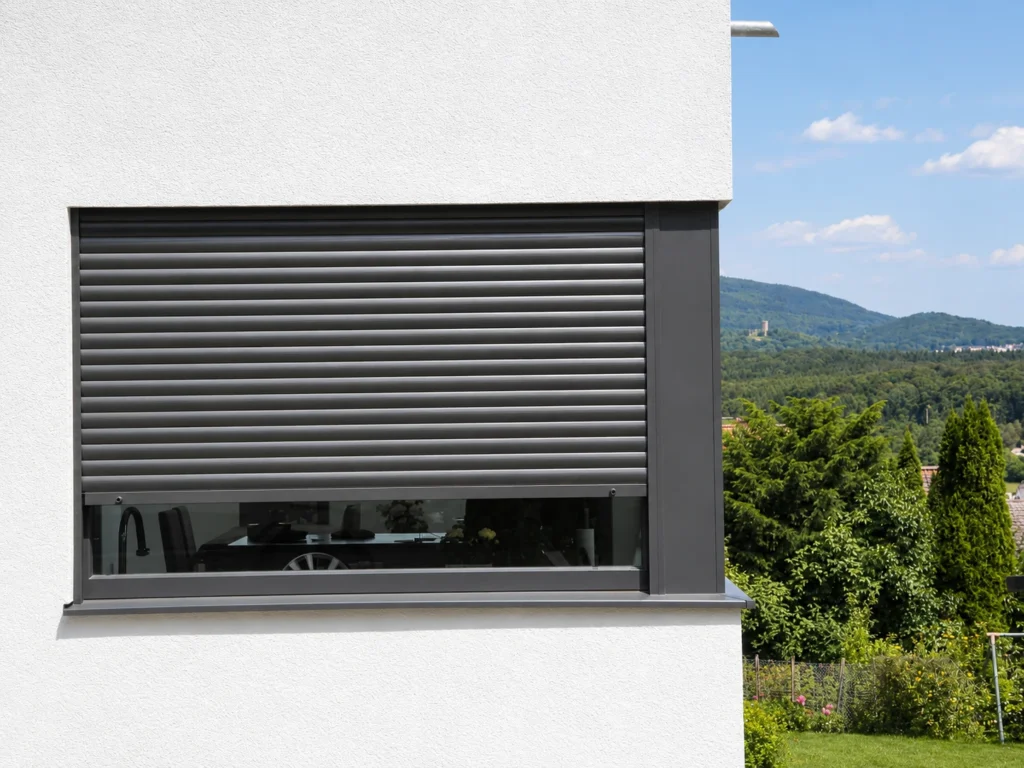 Einfamilienhaus, Kelkheim – Fensterdetail mit Fernblick